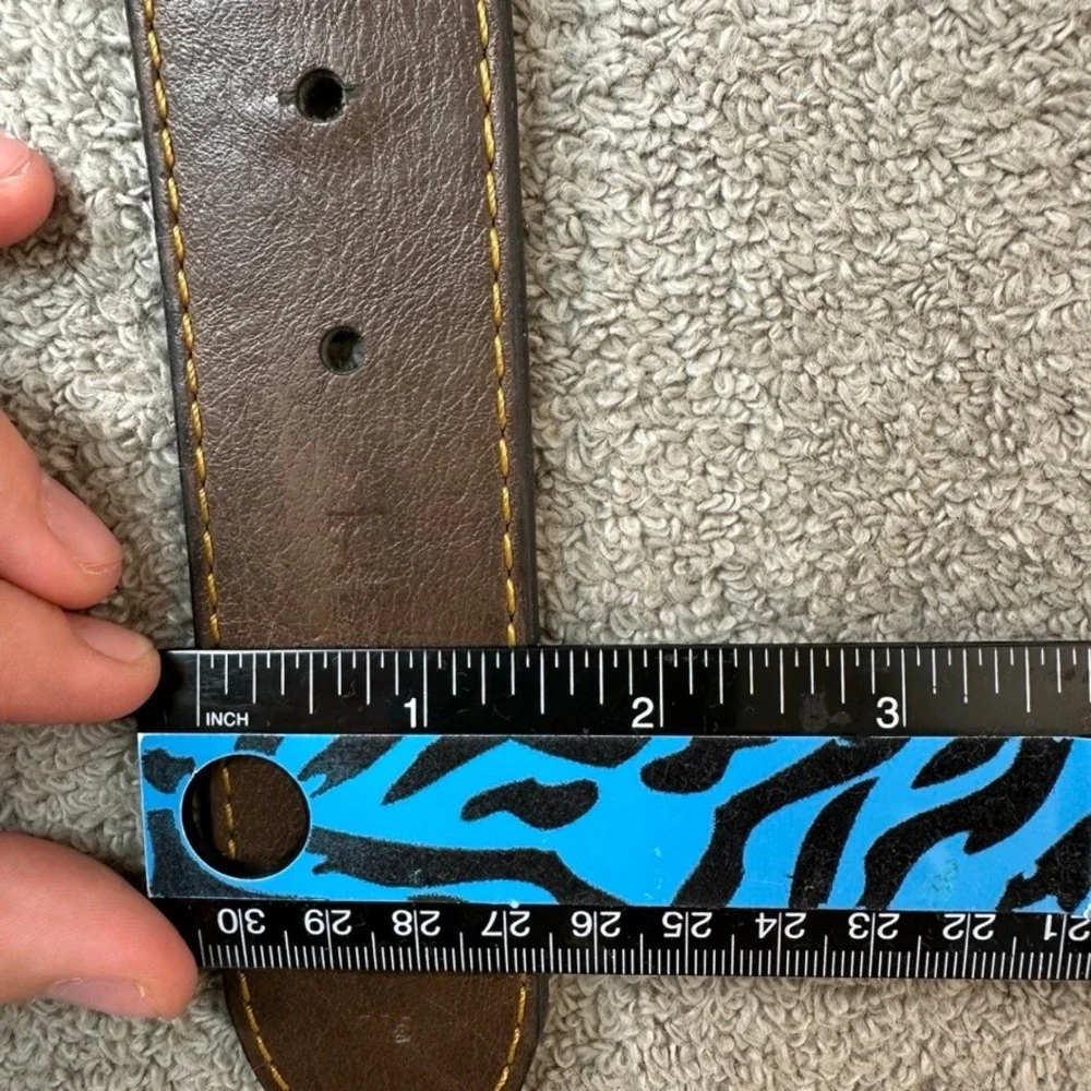 Realtree Mens Brown Bonded Leather Belt XL 42-44 95091W/209 Distressed Buckle